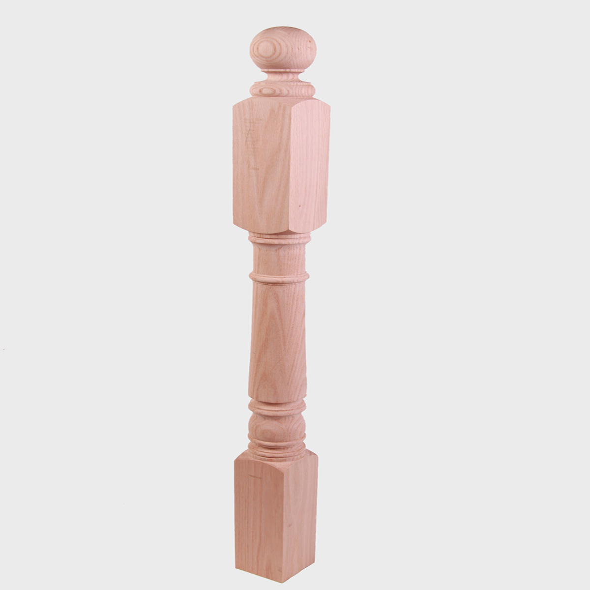 posts spindles Post Round Head Red Oak