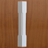 Spindle White Square Corner Fluted
