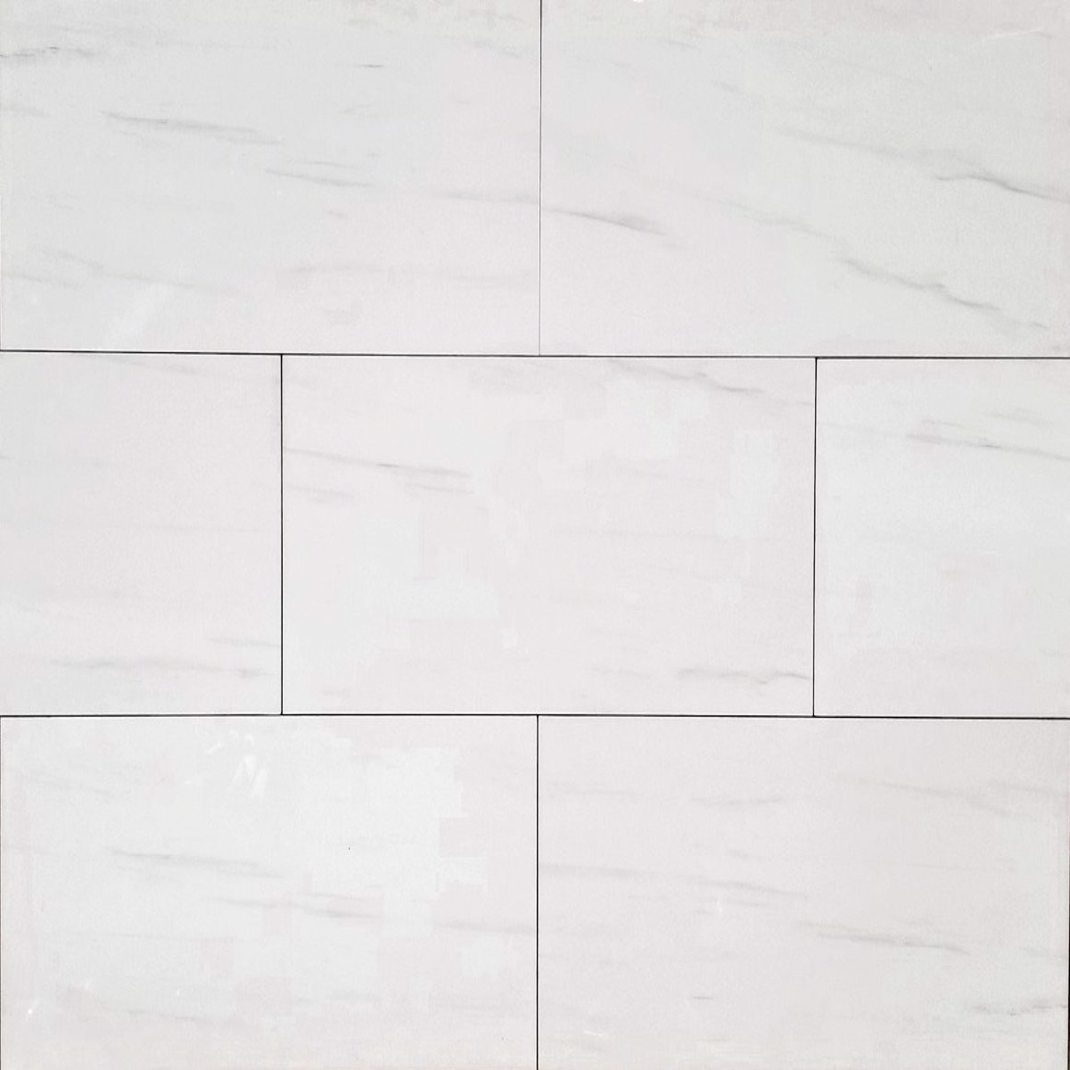 floor tiles wall tiles North White Tru-Stone 12X24 Gloss Ceramic Porcelain Tiles