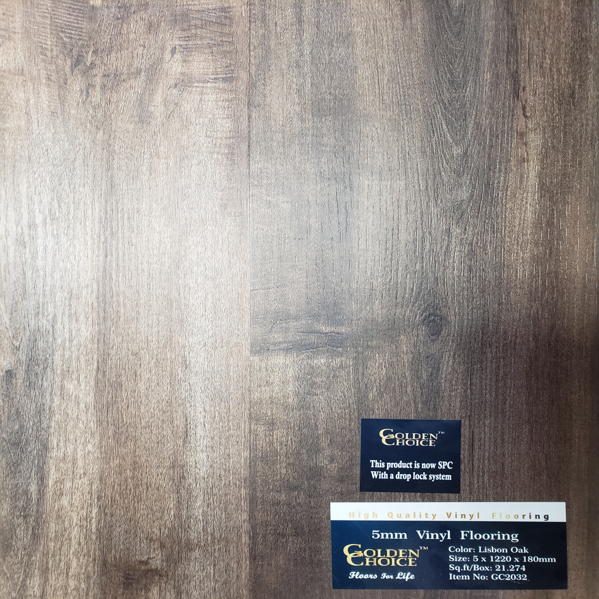 vinyl plank Lisbon Oak GC2032 SPC Vinyl Click 5mm