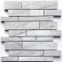 Norway Ice Tru-Stone Random Strips Mosaics 12X13 Backsplash Tiles